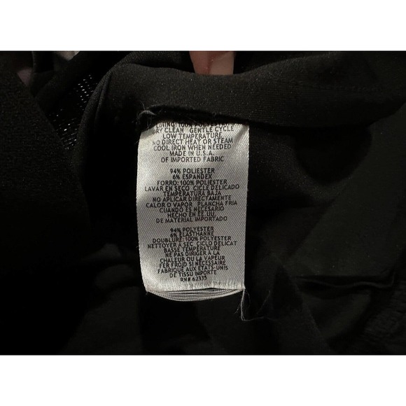 Betsy & Adam Hi Low Black Ruffle Gown 2 NWOT - Picture 8 of 8